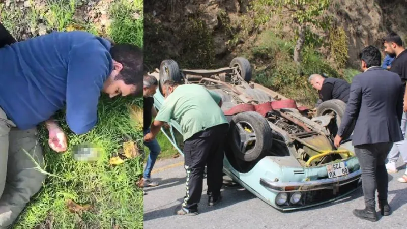 Aydın'da kazayı görüntüleyen gazetecileri darbettiler