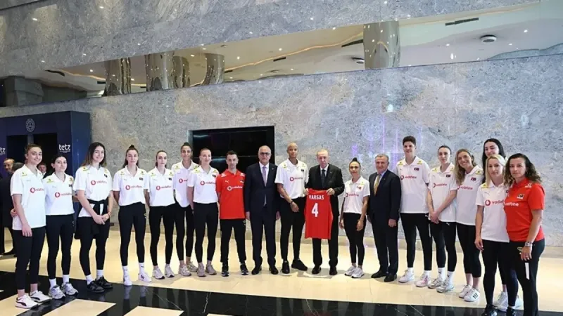 Başkan Erdoğan A Milli Kadın Voleybol Takımı'nı kabul etti