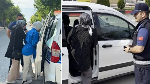 Çorum'da YKS sınavında adayların imdadına zabıta yetişti