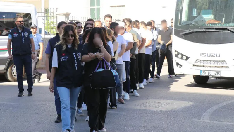 Eskort ilanı için lüks villaya çağrı merkezi kurup 11 milyon dolandırdılar: 17 şüpheli tutuklandı
