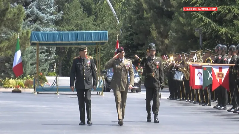 Genelkurmay Başkanı Orgeneral Metin Gürak, İtalyan mevkidaşı Luciano Portolano ile görüştü