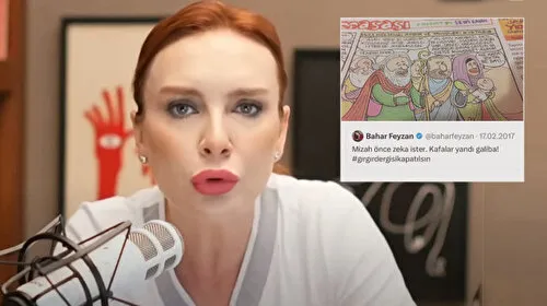 Gırgır'a 'aslan' Leman'a 'kalkan': Bahar Feyzan'ın 'karikatür' ikiyüzlülüğü ortaya çıktı