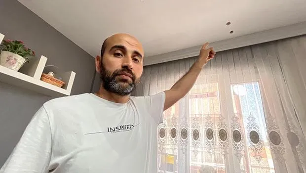 Hilti ile zorbalık: Üst katta oturan kardeşten akılalmaz kötülük!