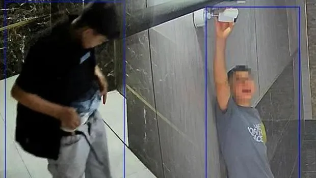 Mersin'deki iş hanında iğrenç olay! Biri kamerayı kapattı diğeri asansör önünde ihtiyacını giderdi