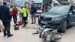 Bolu'da Motosiklet Kazası! Cip ile Çarpıştı, Sürücü Yaralı!