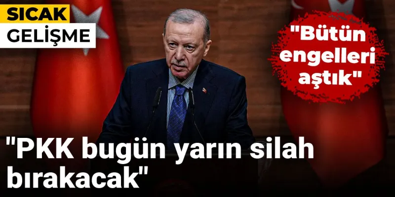 Erdoğan'dan Bomba İddia: PKK Silah Bırakıyor Mu? Şok Açıklama!