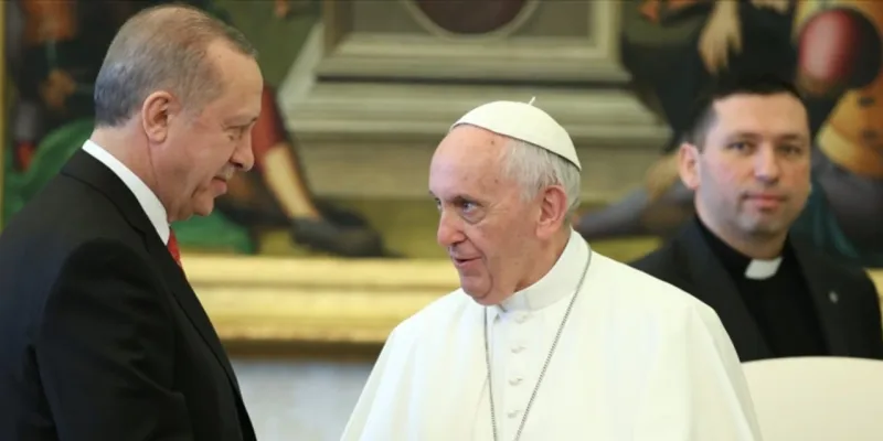 Erdoğan'dan Papa'ya Veda: Taziye Mesajı Yayınladı!