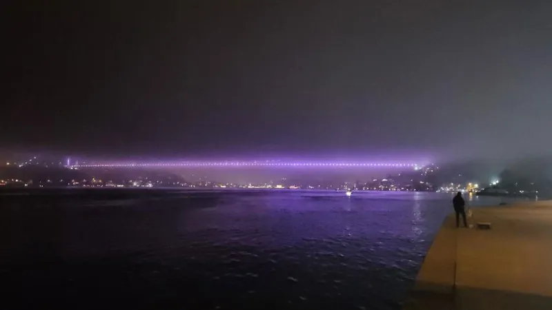 İstanbul Boğazı'nda Sis Alarmı! Gemiler Seferlere Ara Verdi