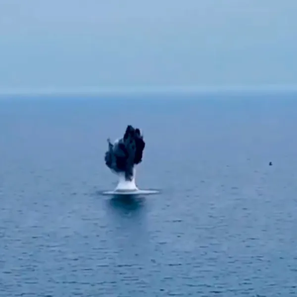 Karadeniz'de tespit edilen mayın SAS timleri tarafından imha edildi