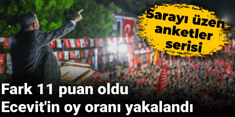 Anket Şoku! AKP-CHP Arası Fark Açıldı: Ecevit'in Rekoru Mu Geliyor?