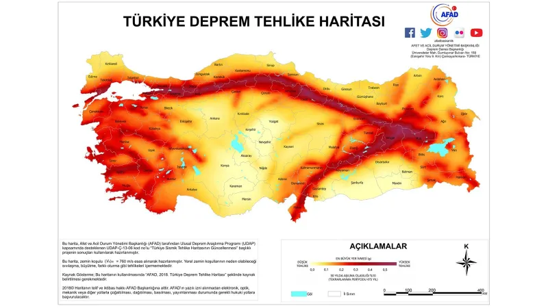 Deprem Riski: Yaşadığın Bölge Tehlikeli mi? Hemen Tıkla Öğren!