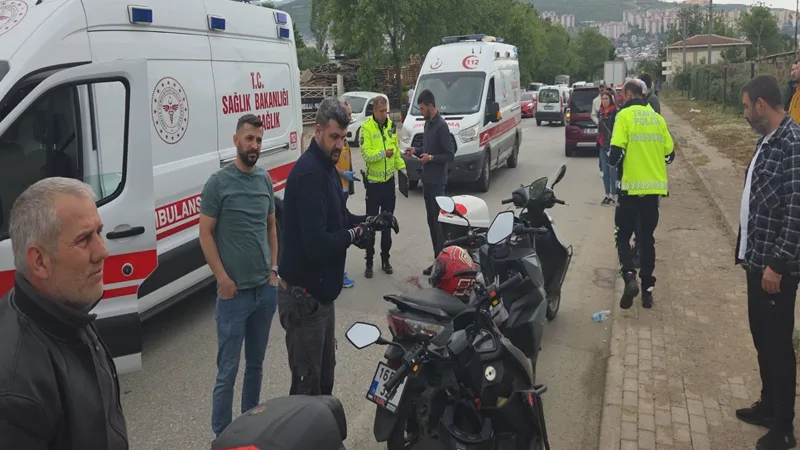 Flaş Haber: Bursa'da Motosiklet Kazası! Baba Oğul Yaralı mı?