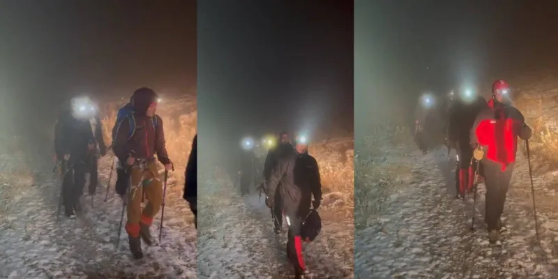 Niğde'de Dağcılar Kar Esareti! İşte Kurtarma Operasyonu