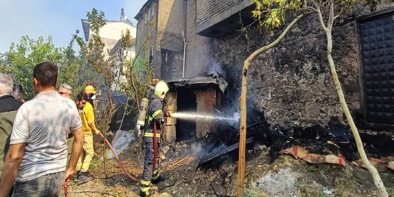 Orman yangınında 3 ev kül oldu!