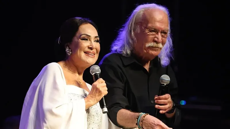 Türkan Şoray ve Cahit Berkay’dan Özgürlük Parkı’nda Unutulmaz Gece